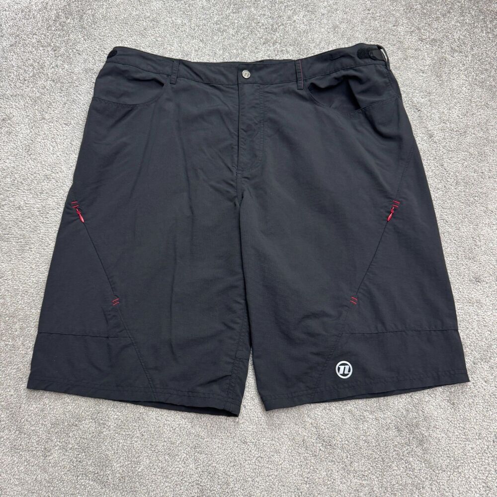 Novara Nylon Active Utility Shorts Mens XL Black Pockets Outdoor Hiking 40x12